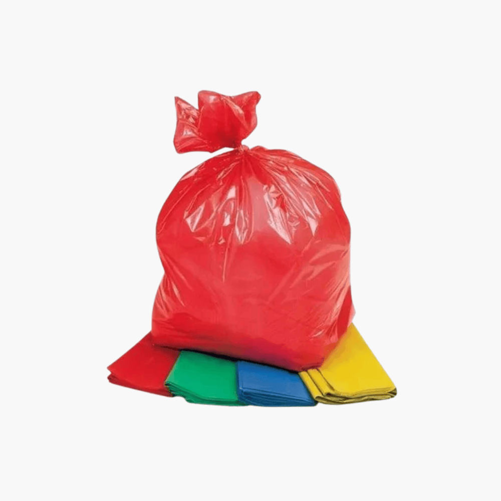 bolsas para de basura de diferentes colores