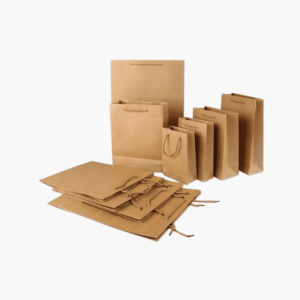 bolsa de papel kraft de manillas de cordel