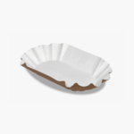 canasto blanco de cartulina para papas fritas