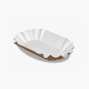 canasto blanco de cartulina para papas fritas