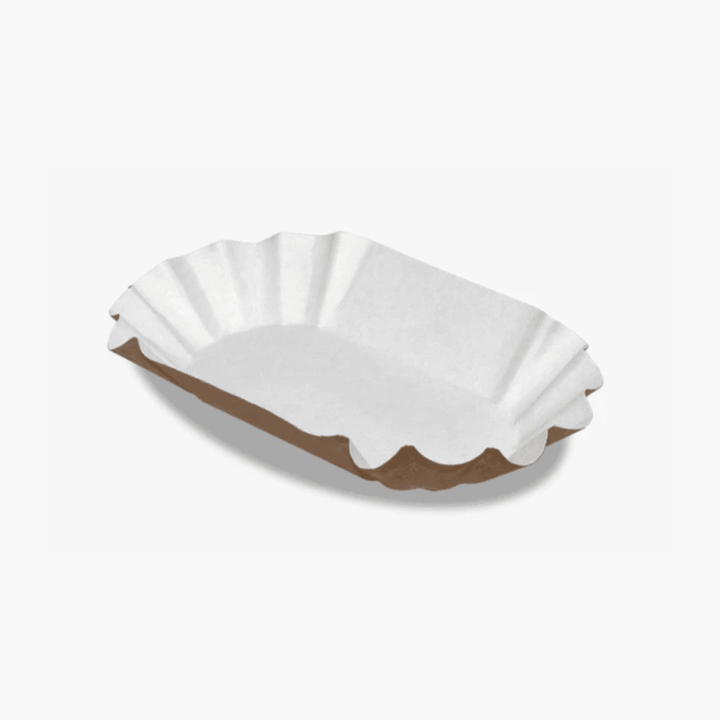 canasto blanco de cartulina para papas fritas