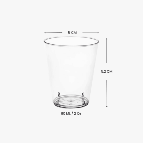 Vasos Acrílicos 2 oz (60 ml)