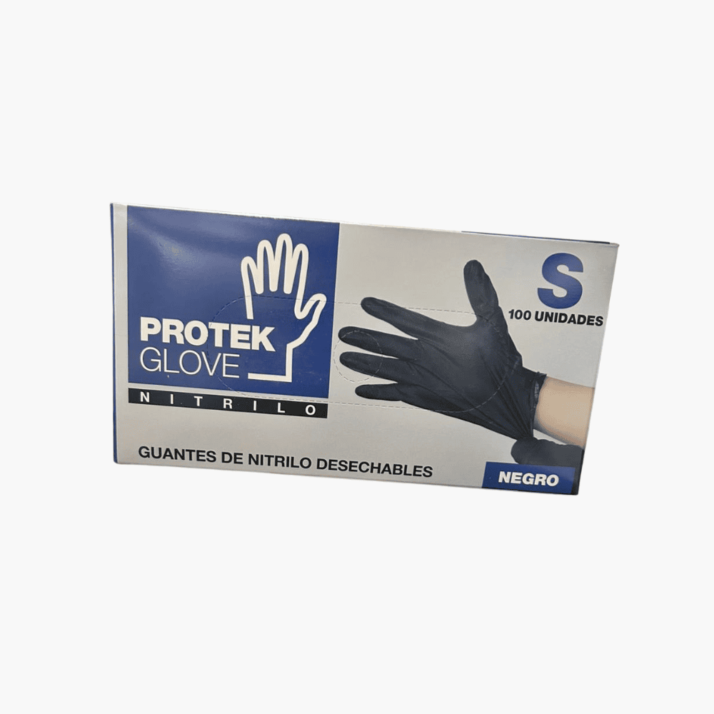 Guantes de Nitrilo Negros | Caja 100 Unidades